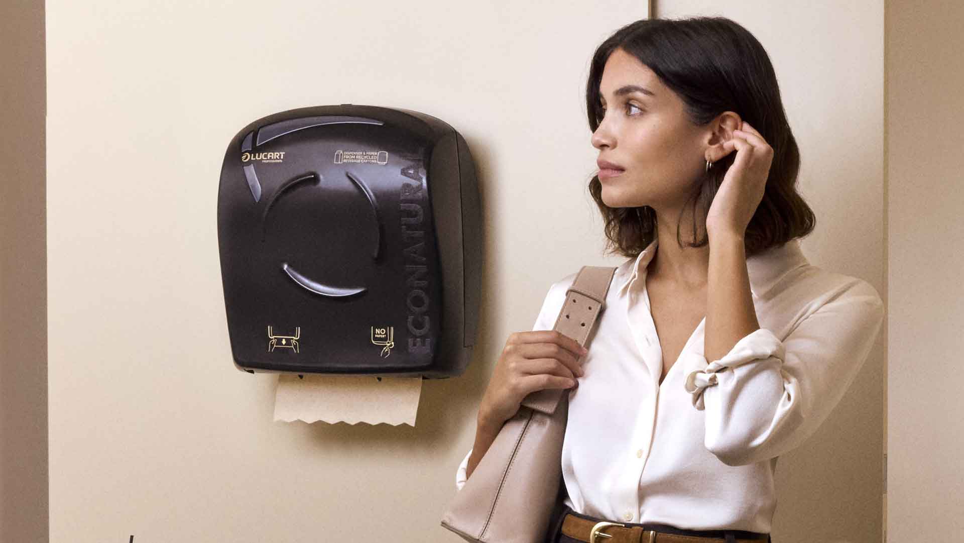 EcoNatural Flow Autocut Towel ID Dispenser